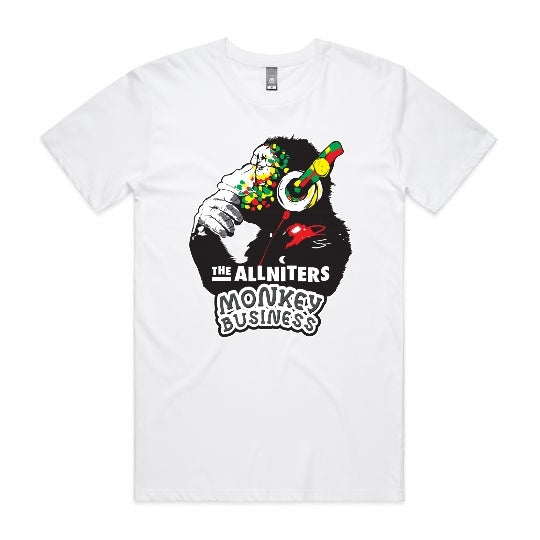 Mens - Monkey Business T-shirt - White